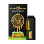 Green Apple Elixir Hybrid 2000mg THC disposable vape pen, sleek and modern design.