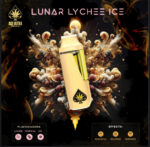 ACE LUNAR LYCHEE ICE disposable vape pen showcasing its sleek, modern design.