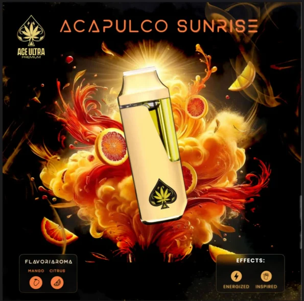 Buy Ace Acapulco Sunrise Vape | Energizing Sativa Blend