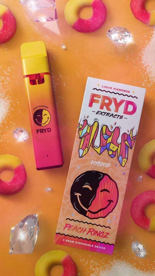 Buy FRYD Peach Ringz Liquid Diamonds Vape | ACE VAPE STORE