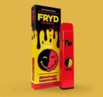 FRYD DISPOSABLE STRAWBERRY LEMONCELLO vape pen against a clean background.