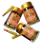 A premium Pumpkin Spice Latte Indica vape cartridge with autumnal-themed packaging.